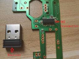 2.4GHz RF chip and receiver for wireless mouse