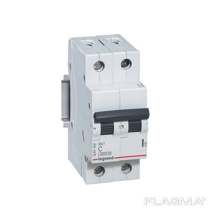 Автоматический выключатель Legrand RX³ 6 kА, 2P, C10A