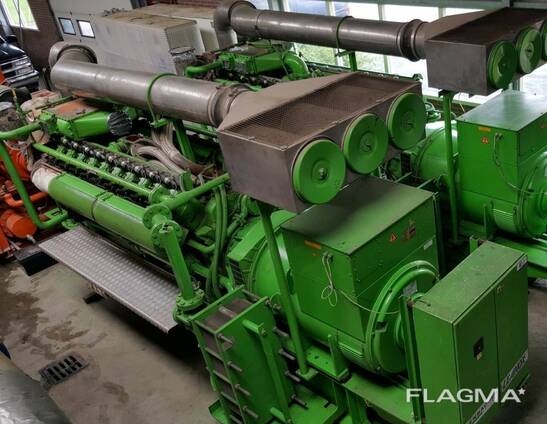 Б/У газовый двигатель Jenbacher 420,1400 Квт, 2005 г.