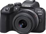 Canon EOS R10 առանց հայելի թվային տեսախցիկ RF-S 18-45 մմ f/4.5-6.3 IS STM ոսպնյակով