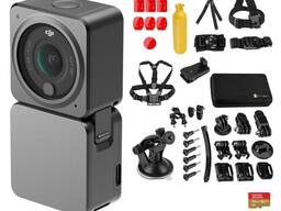 DJI Action 2 4K Ultra HD Power Combo Camera with 64GB Card, Accessories Kit