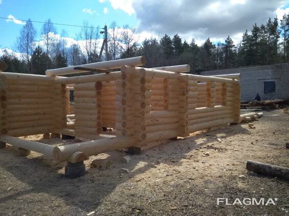 Дома из бревна рубленного под рубанок