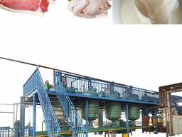 Оборудование для вытопки и переработки животного жира сырца, в пищевой, кормовой жир