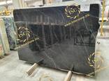 Мрамор Nero Marquina, Marine Black - фото 2