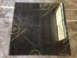 Мрамор Nero Marquina, Marine Black - фото 5