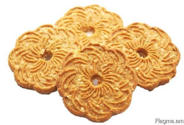 Oatmeal biscuits in range
