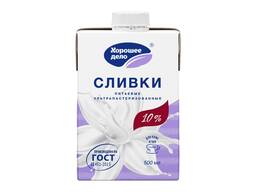 Сливки 10%