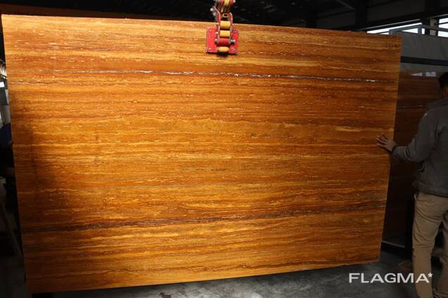 Травертин красный