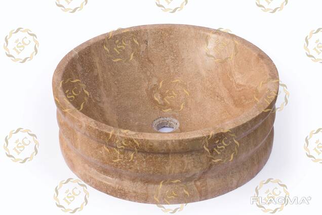 Раковины и курны из натурального камня