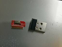 Wireless mouse 2.4 GHz RF transfer module and receiver